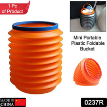 Foldable Storage Bucket, Water Container & Dustbin Multiuse bucket ( red ) the24kgal
