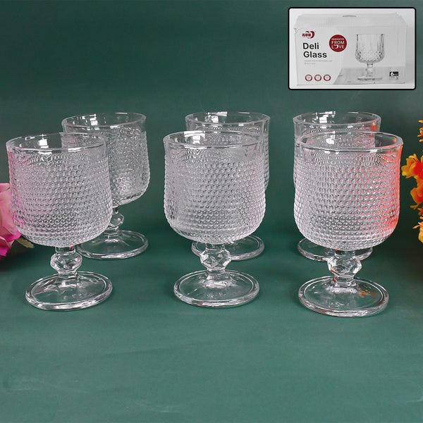 Juice water Glass Tumbler, Water glass (Set of 6 pcs / 185 ML) the24kgal