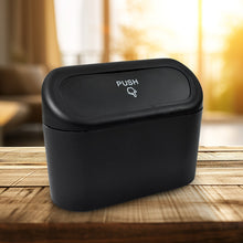 Mini Car Trash Can with Lid, Waterproof Car Trash Bin Storage Box (1 Pc) the24kgal