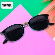 Sky Blue UV Protected Round Sunglasses, classic Sunglasses for Men & Women, Lightweight the24kgal