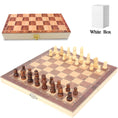 Foldable Wooden Chess Board Set (30 × 30 Cm / 1 Set) the24kgal