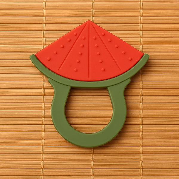 Baby Silicone Teether (1 Pc): Food Grade, Non-Toxic, Teething Relief (3 Months+) the24kgal