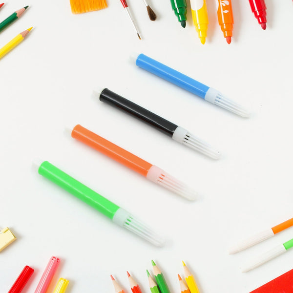 4-Piece Waterproof Marker Pen Art Set for DIY Crafts, Kids & Artists the24kgal