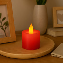 Electrical Candles Diya LED Tea Light (1 Pc / Red) the24kgal