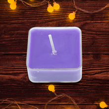 Smokeless Scented Acrylic Lavender Tealight Candles | Scented Acrylic Tealight Candle Set of 1 for Home Decoration and Celebrations | Long Burning Time Candle (1 Pc / Mix Color) the24kgal