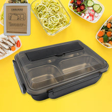 4 Compartment Insulated Lunch Box Stainless Steel |Tiffin Box for Boys, Girls, School & Office Men for Microwave & Dishwasher & Freezer Safe Adult Children Food Container (1 Pc) the24kgal