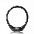Bike Lock Cable Resettable Cable Lock - Self Coiling 4 Digit Combination Bike Lock the24kgal