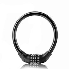 Bike Lock Cable Resettable Cable Lock - Self Coiling 4 Digit Combination Bike Lock the24kgal