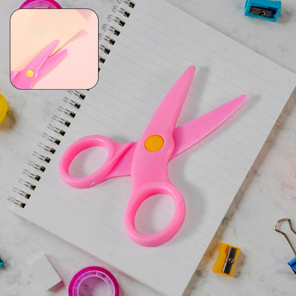 Child-Safe Plastic Scissors Set for Toddlers & Preschool Kids - Art & Craft Supplies the24kgal