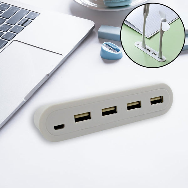 4in1 hub is USB For Pen drive, Mouse, Keyboards, Camera, Mobile, Tablet, PC, Laptop, TV, Study table, CHARGING Extension HUB Portable (1 pc) the24kgal