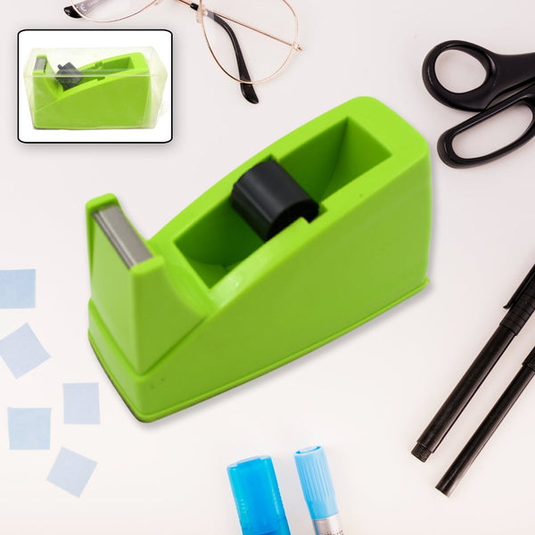 Plastic Tape Dispenser Cutter – Heavy Duty Stationary Tape Cutter for Home, Office, School Use (1 Pc / 515 gm) the24kgal