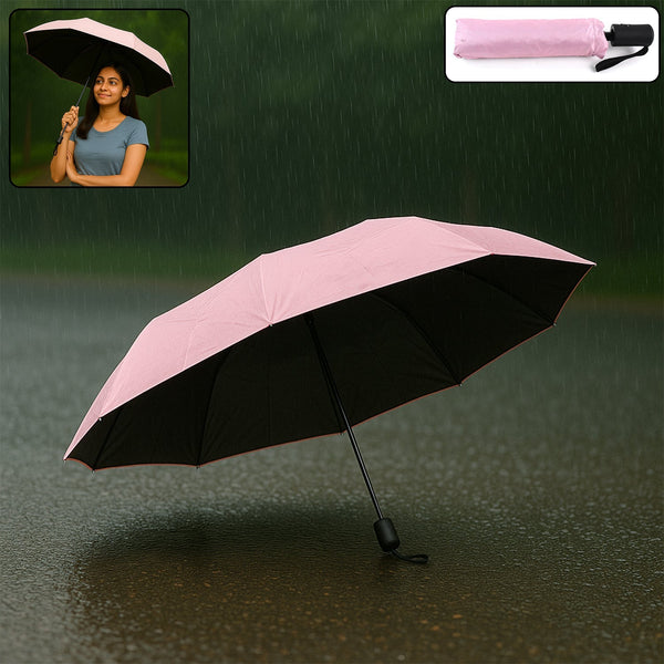 3-Fold Umbrella Summer Sun and Rain Protection Foldable Cute Umbrella || UV Protection Rain Sun Umbrella || Travel Accessories || Umbrella for Children, Girls, and Boys (1 Pc) the24kgal