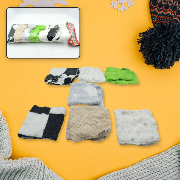 Cotton Hand Towel Microfiber wash Basin Hanging Hand Towel Napkin Microfiber Cloth Cartoon Kitchen Accessories, Travel Friendly | Home & Kitchen Use ( 7 pcs Set ) the24kgal