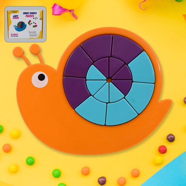 Mini Snail Puzzle – STEM Educational Toy, Puzzle Games for Ages 3-6 (Mix Color) the24kgal