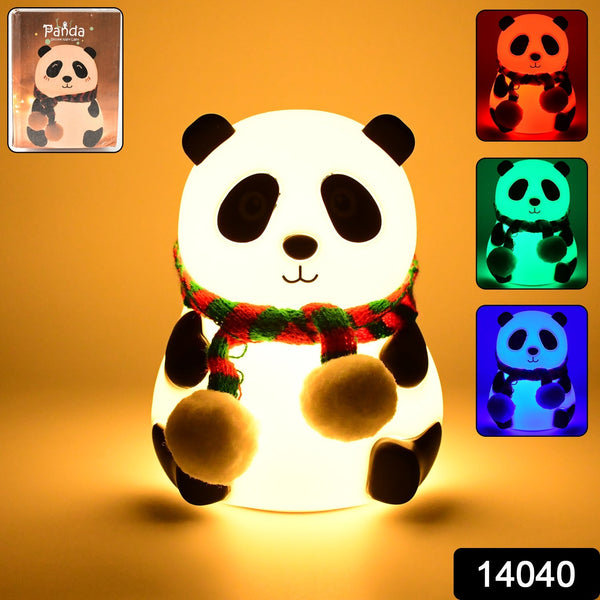 Panda 7-Color LED Silicone Touch Lamp (1 Pc) the24kgal
