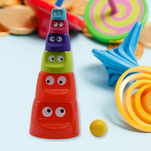 Monster Cups - Activity Toy for Babies 5+ Months Plastic Multicolor Infant & Preschool Toys Develops Motor & Reasoning Skills Birthday Gifts for Boys Girls Age 5+ Months Kids (1 Set) the24kgal