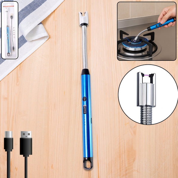 Electronic Smoking Plasma Lighters for Multipurpose Like Candles Grill BBQ (1 Pc / Mix Color) the24kgal