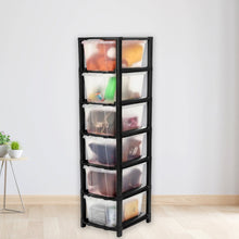 6-Layer Modular Plastic Drawer Storage Cabinet the24kgal