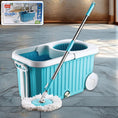 Apex Magic 360° Spin Mop Cleaning System with Stainless Steel Spinner the24kgal