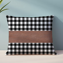 Pillow Covers, Leather & Cotton Cushion Covers (17 × 17 Inch / 1 Pair / 2 Pc) the24kgal