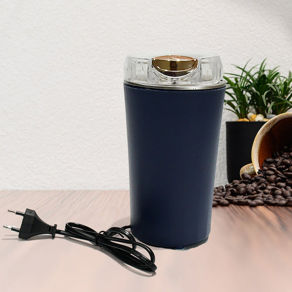 Mini Mixer, Small Blander, powerful Mini Grinder, Electric Coffee Bean Grinder Machine Portable Grinder for Home and Office 1.5L Capacity, 200w (2 Blade Grinder) the24kgal