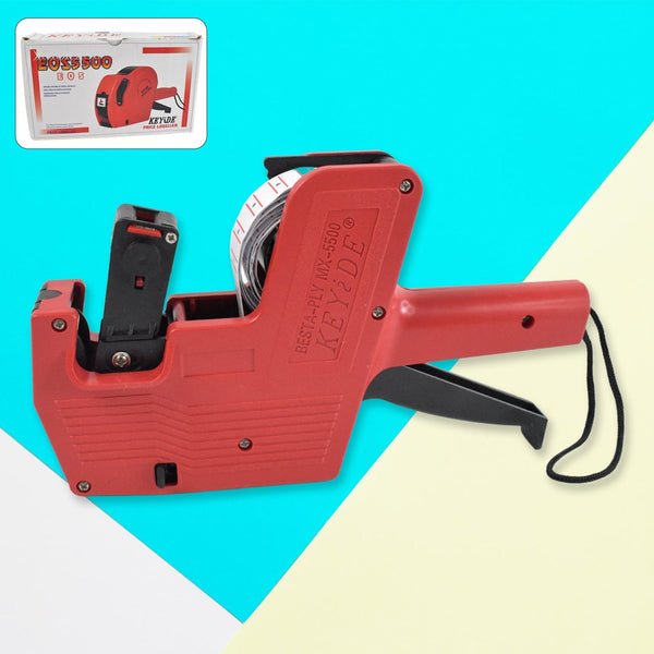 Handheld 8-Digit Plastic Price Tag Gun – Ideal for Retail & Market Price Tagging the24kgal