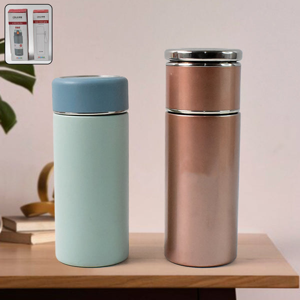 Stainless Steel Travel Water Bottle Approx 350ml (1 Pc) the24kgal