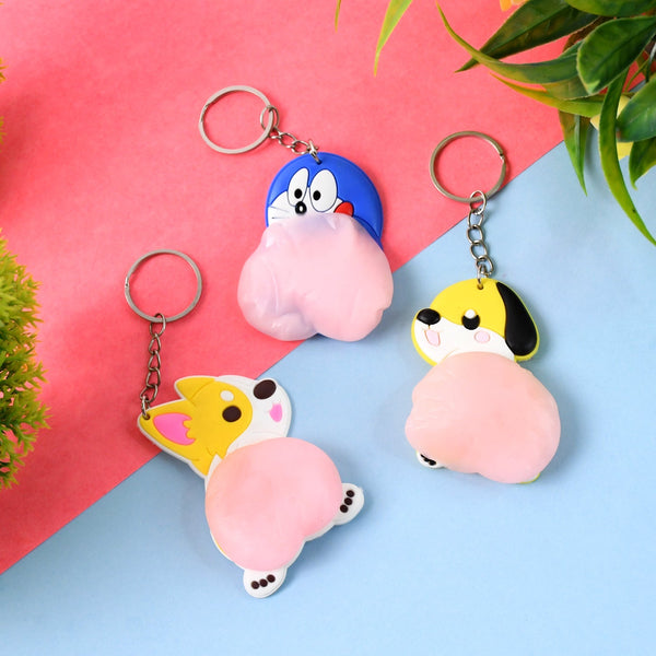 Cartoon Animal Keychain (1 Pc / Mix Design) the24kgal