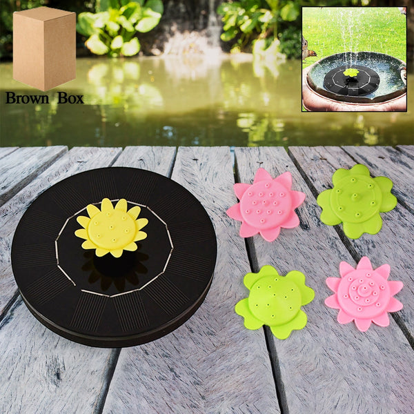 Solar Water Fountain Pump (1 Set) the24kgal
