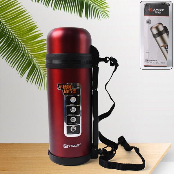 Stainless Steel Water Bottle Vacuum Insulated Thermos Flask Double-Walled Coffee Thermos Flask Leak-proof Water Bottle for Sports, Fitness, Gym (1500ML) the24kgal