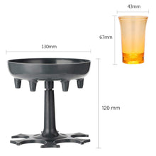 6 shot Win glass dispensers With tray & 6 Pcs Glass the24kgal