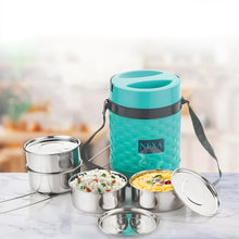 Double Wall Insulated Tiffin with Handle (1 Pc): Stackable, Hot Food Container the24kgal