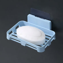 Bathroom & Kitchen Soap Holder: Self-Adhesive ,Sabudani (Plastic Box) the24kgal
