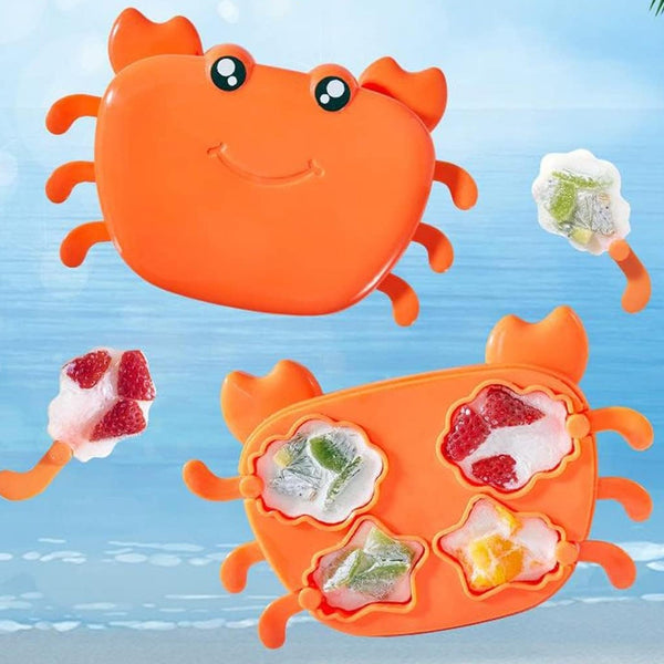 Crab Ice Mold – Silicone Ice Cream & sicle Mold for Kids (1 Pc) the24kgal