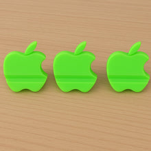 Apple-Shaped Plastic Mobile Phone Holder (3 Pc & mix color) the24kgal