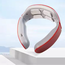 4 Heads Smart Electric Neck and Back Pulse Massager (1 Pc / Mix Design) the24kgal