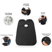 Black Beard Apron Hair Clippings Catcher Grooming Bib the24kgal