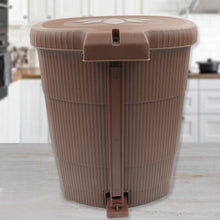 Homeware Dustbin Clean Mini Small Size Plastic Pedal Dustbin Used For Kitchen, Office, Car (1 PC) the24kgal