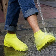 Non-Slip Silicone Rain Reusable Anti skid Waterproof Fordable Boot Shoe Cover (Extra Large Size (XL)/ 1 Pair / Mix Color) the24kgal