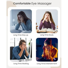 Electric Eye Massager Dark Circles Dry Eyes Eye Bag Eye Relief Vibration Magnet Therapy Eye Care Massage Device with Adjustable Elastic Band for Improving Sleep the24kgal
