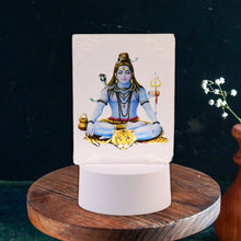 Beautiful 3D Lord Shiva Frame with Soft White Light (1 Pc) the24kgal