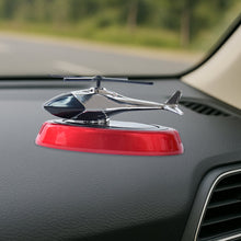 Solar-Powered Rotating Helicopter Car Air Freshener the24kgal