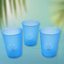 Reusable Plastic Drinking Tumblers - 4-Piece Transparent Water Cup Set for Kitchen & Dining the24kgal