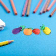 Mini Cute Veg & Fruit Erasers – 3D Colorful Eraser Set for Kids (4 Pc) the24kgal