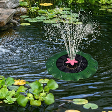 Decorative Solar-Powered Floating Water Fountain Pump the24kgal