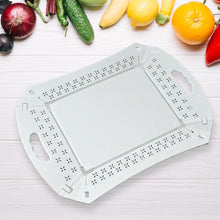 Foldable Plastic Serving Tray - Portable with Handle for Kitchen & Dining (1pc) the24kgal