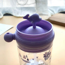 Whale Spray Sippy Cup (1 Pc): Straw, Lid, Spill-Proof, Fun Water Play the24kgal