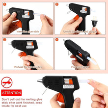 Professional Hot Melt Glue Gun with Rapid Heating and Quick Melt Glue Gun For Multiuser (40W) the24kgal