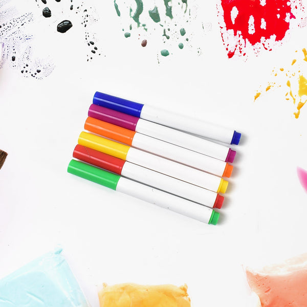 Multicolour colour-your-own inflatable animals With 6pcs Colored Pen Markers (1 Set) the24kgal