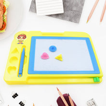 Children Magic Slate Pen Doodle Pad Erasable Drawing Easy Reading Writing Learning Graffiti Board Kids Gift Toy Magnetic Painting Sketch Pad for Baby Children (1 Pc Mix Color) the24kgal